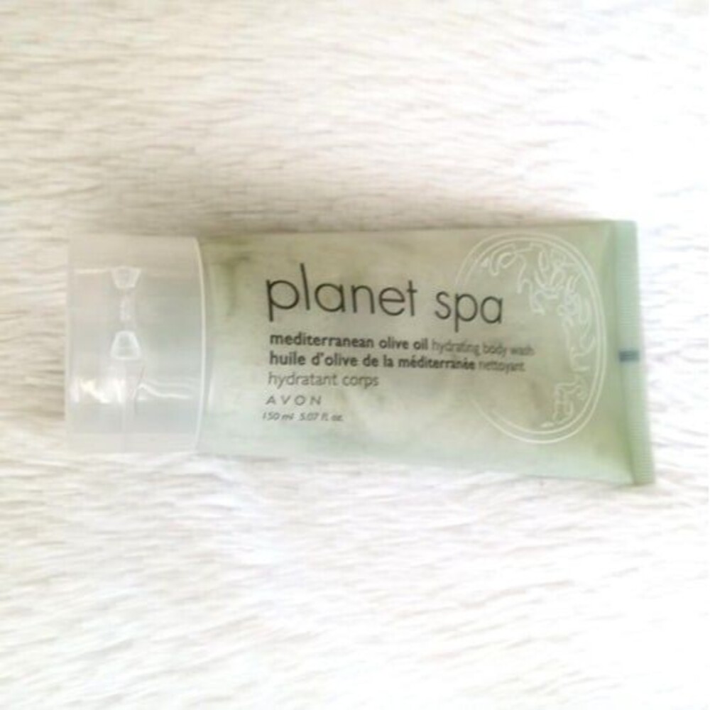 AVON PLANET SPA MEDITERRANEAN OLIVE OIL BODY WASH (5.07 fl oz / 150 ml) SEALED!!